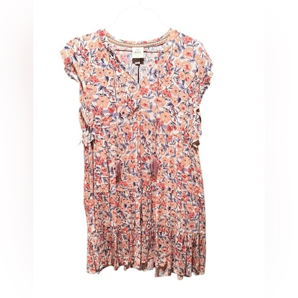 Knox Rose Floral Print Dress with Ruffle Sleeves - Picture 2 of 8